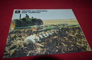 John Deere Drawn & Integral Disk Harrows For 1971 Brochure Fcca