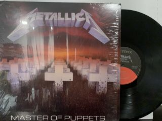 Metallica ‎– Master Of Puppets Lp 1986 Orig.  1st Press Elektra R - 134552 Ex/nm