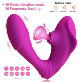 Rechargeable Clit Sucking Panties Vibrator Massager Stimulator Toys For Women Us