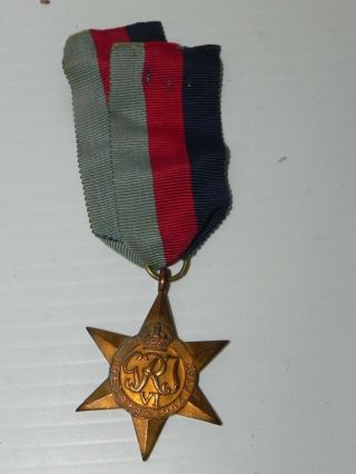 Ww2 Canada Commonwealth 1939 45 Star Hrh King George Vi Army Navy Rcaf War Medal
