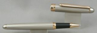 Retro 51 200 Series Mrp - 212 White Nickel & Rose Gold Rollerball Pen - 1999