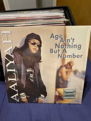 Aaliyah Age Ain’t Nothing But A Number Blue Vinyl Lp