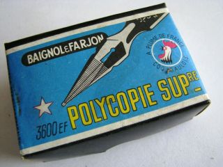 Dip Pen Nibs Box " Polycopie Superieure " N° 3600 Ef