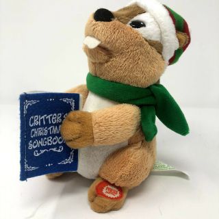 Sound N Lights Singing Dancing Animated Squirrel Christmas Critter See Video