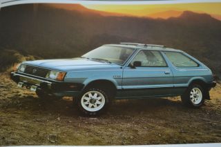 True Vintage 1982 Subaru Loaded Sales Brochure 28 Pages