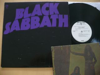 Black Sabbath - Master Of Reality 1971 White Label Promo W/poster Metal