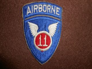 Ww2 11th Airborne Infantry Division Patch,  1