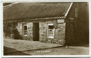Sark - Post Office - Old Real Photo Postcard