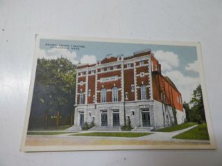 2 Old Concordia Kansas Postcards Swedish Home & Brown Grand Theatre 2