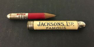 Vintage Advertising Pencil - Jackson Ltd Famous 3 