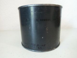 Wwii Us D - Day Invasion Gas Mask Filter M11 194 In Cannister