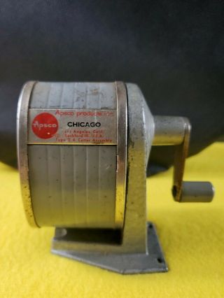 Vintage Apsco Chicago Pencil Sharpener Metal Cutter Assembly Single Type 2a
