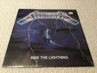 Metallica Ride The Lightning Vinyl Record Lp In Shrink