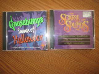 2 Halloween Cd Euc Goosebumps Sounds Of Halloween,  Halloween Scary Sounds