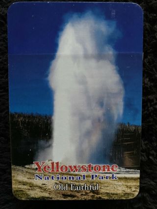 Yellowstone National Park Old Faithful Playing Cards