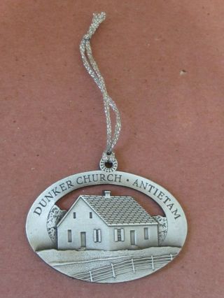 Charles Products Dunker Church Antietam Pewter Ornament