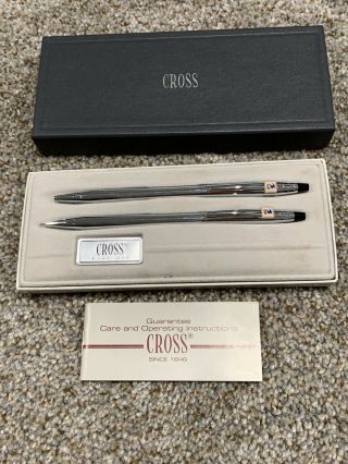 Vintage United State Postal Service: Us Mail Cross Pen & Pencil Set