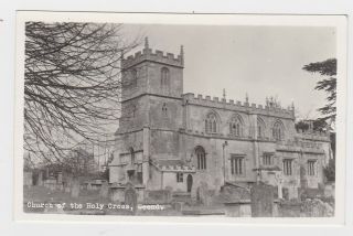 Old Real Photo Card Of Church Of Holy Cross Seend Wiltshire Melksham