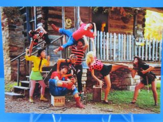 DOGPATCH USA CHARACTERS THEME PARK COOL PHOTO OF OLD POSTCARD L@@K 5