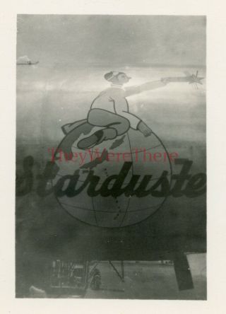 Wwii Photo - B 29 Superfortress Bomber Plane Nose Art - Starduster