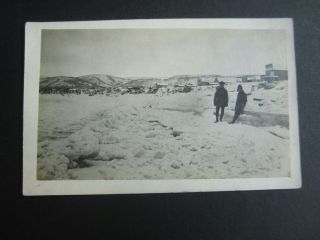 Old Vintage C.  1910 - Yukon River - Alaska - Rppc Real Photo Postcard