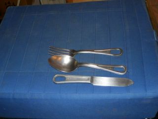 Wwii Us Army Eating Utensiles,  Knife Dated 1944