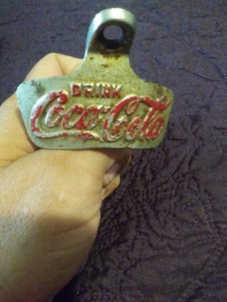 Vintage Wall Mount Coca Cola Bottle Opener Starr X