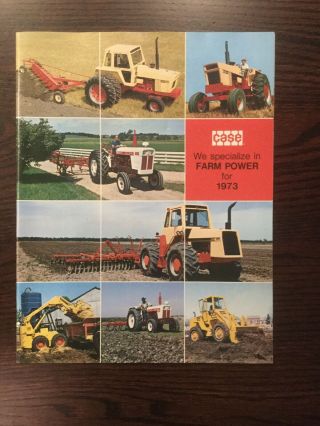 Case Tractor Buyers Guide For 1973 Dealer 