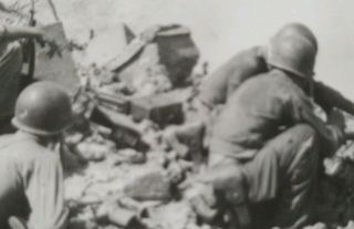 WWII U.  S.  Army Using Phosphorus Grenades On Japanese Photo Military 2
