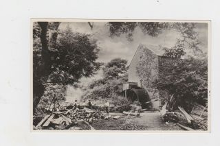 Old Real Photo Card The Old Mill Coombe Valley Bude Around 1925 Cornwall