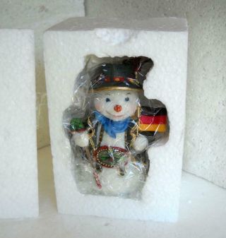 Snowmen Around The World Roman Inc German 71261 1997 Galleria Lucchese