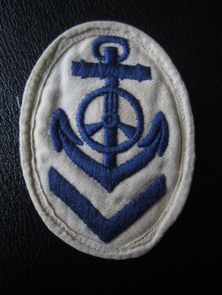 Ww2 German Kreigsmarine Navy Uniform Insignia Patch Chief Petty Officer Driver