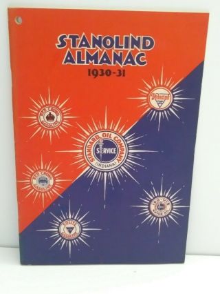 1930 - 1931 Stanolind Almanac Standard Oil Red Crown Gasoline