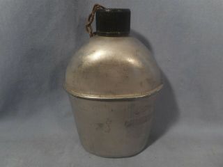 Usgi Us Military Wwii Ww2 Us S.  M.  Co 1943 Steel Canteen Us Smco 1943