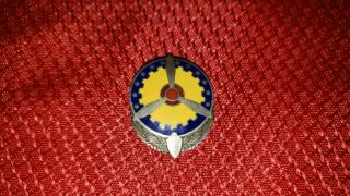 Ww2 Sterling Us Army Air Corps Air Service Command Dui Pin,  Le Velle & Co