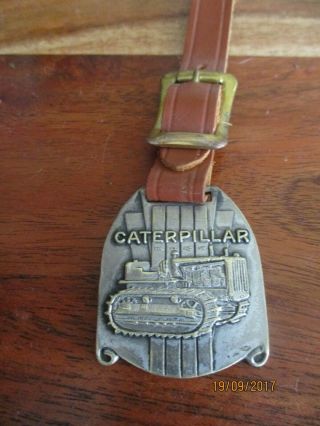 Vintage Watch Fob - Caterpillar Tractor Co.  Peoria Ill.