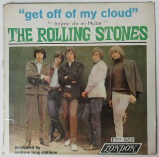 The Rolling Stones Get Off My Cloud 1966 Mexico 7 " Ep 45 Jagger Richards