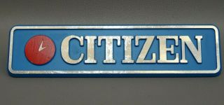 Citizen Watch Jewelry Shop Display Advertising Aluminum Sign