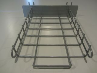 Vintage Nike Swoosh Wire Basket Shelf / Store Display Fixture For Slatwalls