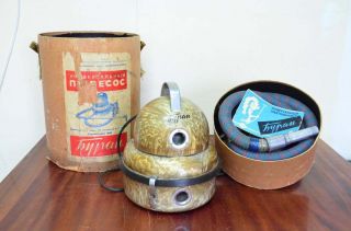 Vintage Soviet Russian Ussr Space Age Vacuum Cleaner Vichr Ep - 2 1960s Rare