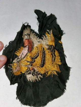 WWII US Army Chinese AVG 14th Air Force Flying Tigers Silk Patch Priced to Sell 2