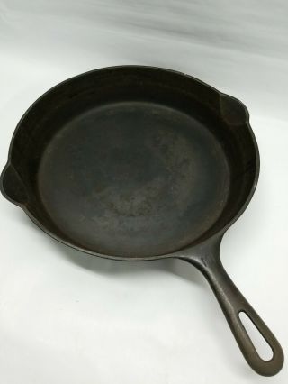Griswold No.  10 Cast Iron Skillet 12 " 716 Small Logo Erie Pa.  U.  S.  A.  Made Great