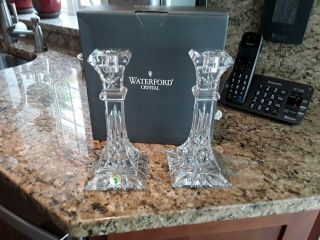 Waterford Crystal Lismore 8 - Inch Candlesticks 136679 (pair)