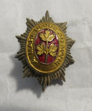 Vintage Canadian Guards Military Badge Pin Infantry Regiment Insignia Canada Old