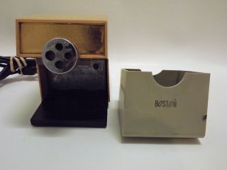 Vintage Boston Electric Pencil Sharpener Commercial Variable Size Model 41 3