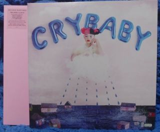 Melanie Martinez Cry Baby Lp Milky White & Pink Vinyl Hot Topic Exclusive Oop Nm