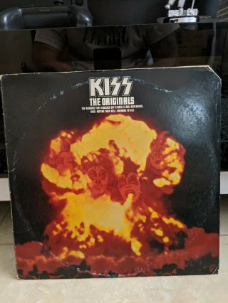 Kiss - The Originals (promo) - Vinyl 3 Lps - White Labels - 1976 - Usa