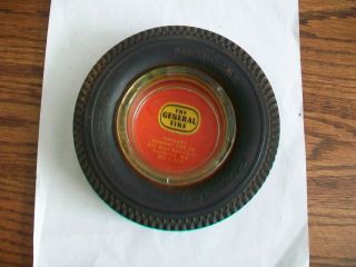Vintage Tire Ashtray Gregory General Tire 432 W.  Patrick St.  Frederick,  MD. 2