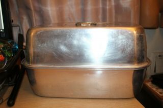 Mirro Aluminum Roaster Pan 5364m Large Vintage Made In The Usa