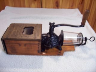 Arcade Golden Rule Wall Mount Coffee Grinder/catch Cup Not Orig.  /vgood Cond